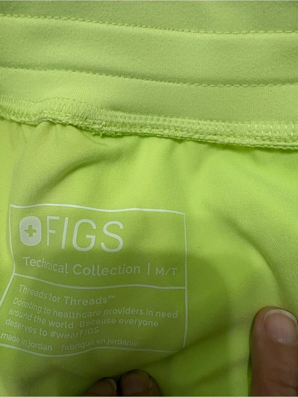 💚 Figs Lime Green Scrub Pants 💚 - Picture 3 of 5